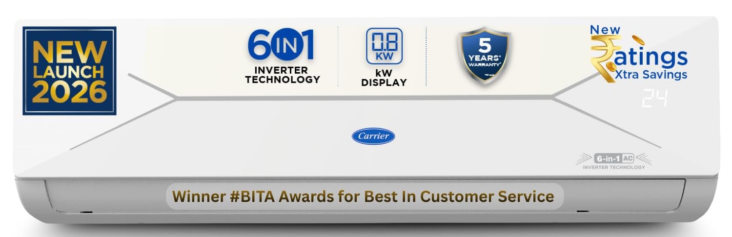 Carrier 1.5 Ton 3 star AC